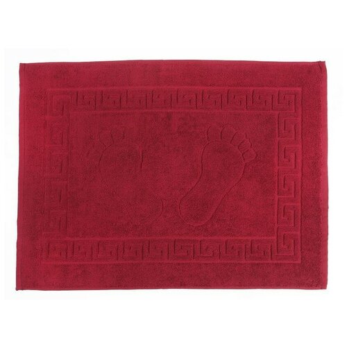 50707002071, Полотенце махровое - ножное ( TERRY JAR ), Ruby wine - бордо, пл.700