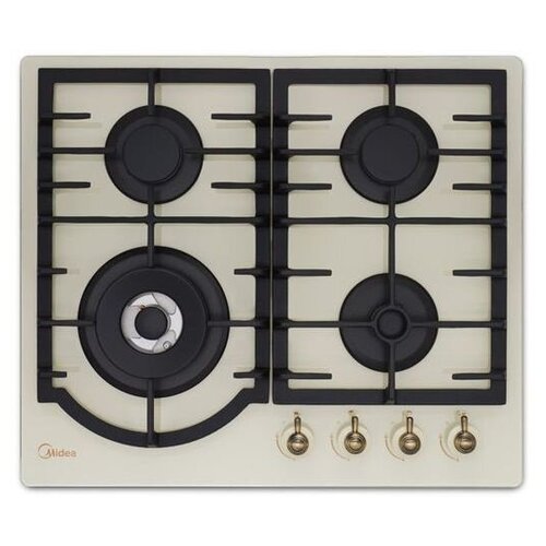 Поверхность газовая MIDEA MG696TRGI-B сл кость ретро стекло 2249900₽