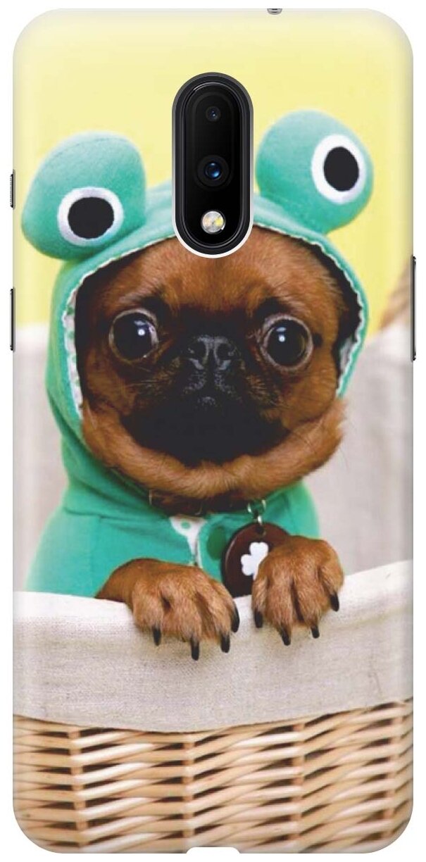 RE: PAЧехол - накладка ArtColor для OnePlus 7 с принтом "Собака в смешной шапке"