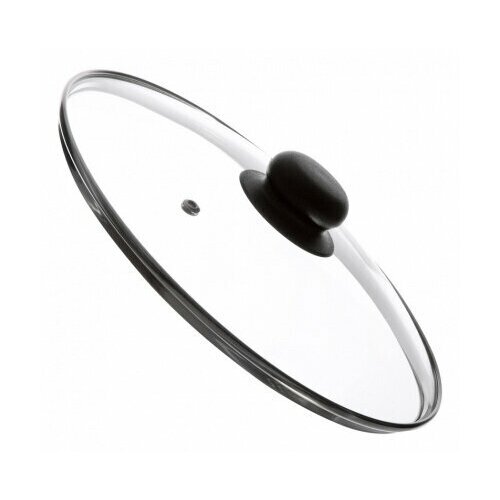 Крышка стеклянная 220 мм с пароотводом-1шт