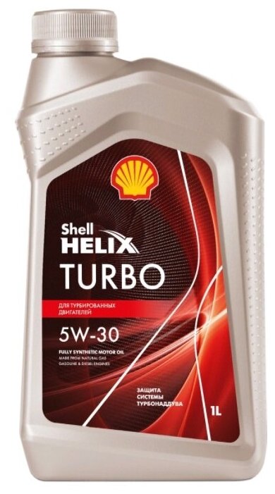 Минеральное моторное масло SHELL Helix Turbo 5W-30, 1 л, 1 шт.