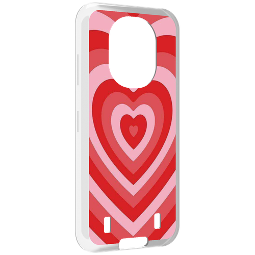 Чехол MyPads завораживающее сердце женский для Oukitel WP16 задняя-панель-накладка-бампер