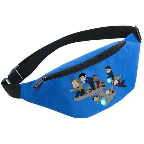 фото Сумка поясная noname, голубой