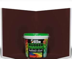Резиновая краска Super Decor цвет №6 "Арабика" (1 кг)