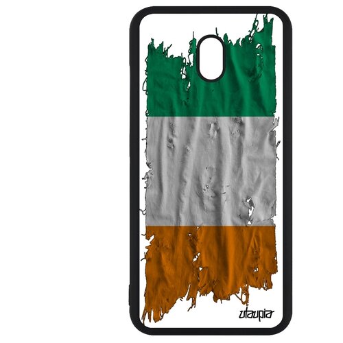 фото Чехол для мобильного xiaomi redmi 8a, "флаг кот-д'ивуар на ткани" государственный патриот utaupia