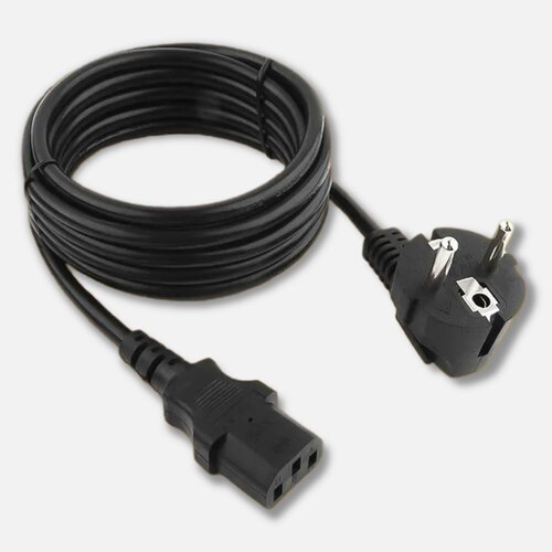 Кабель питания сетевой 1.8 м, для принтера, компьютера, монитора, сканера