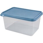 Контейнер для продуктов Plast Team коллекция BERGEN, 1,3л, цвет туманно-голубой, Размер 180х124х89 - изображение