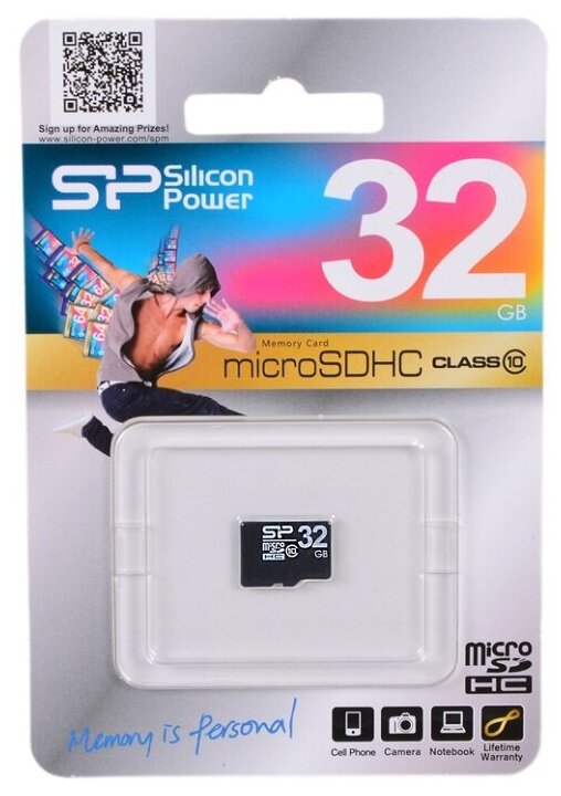 Карта памяти Micro SDHC 8GB Class 10 Silicon Power SP008GBSTH010V10 - фото №2