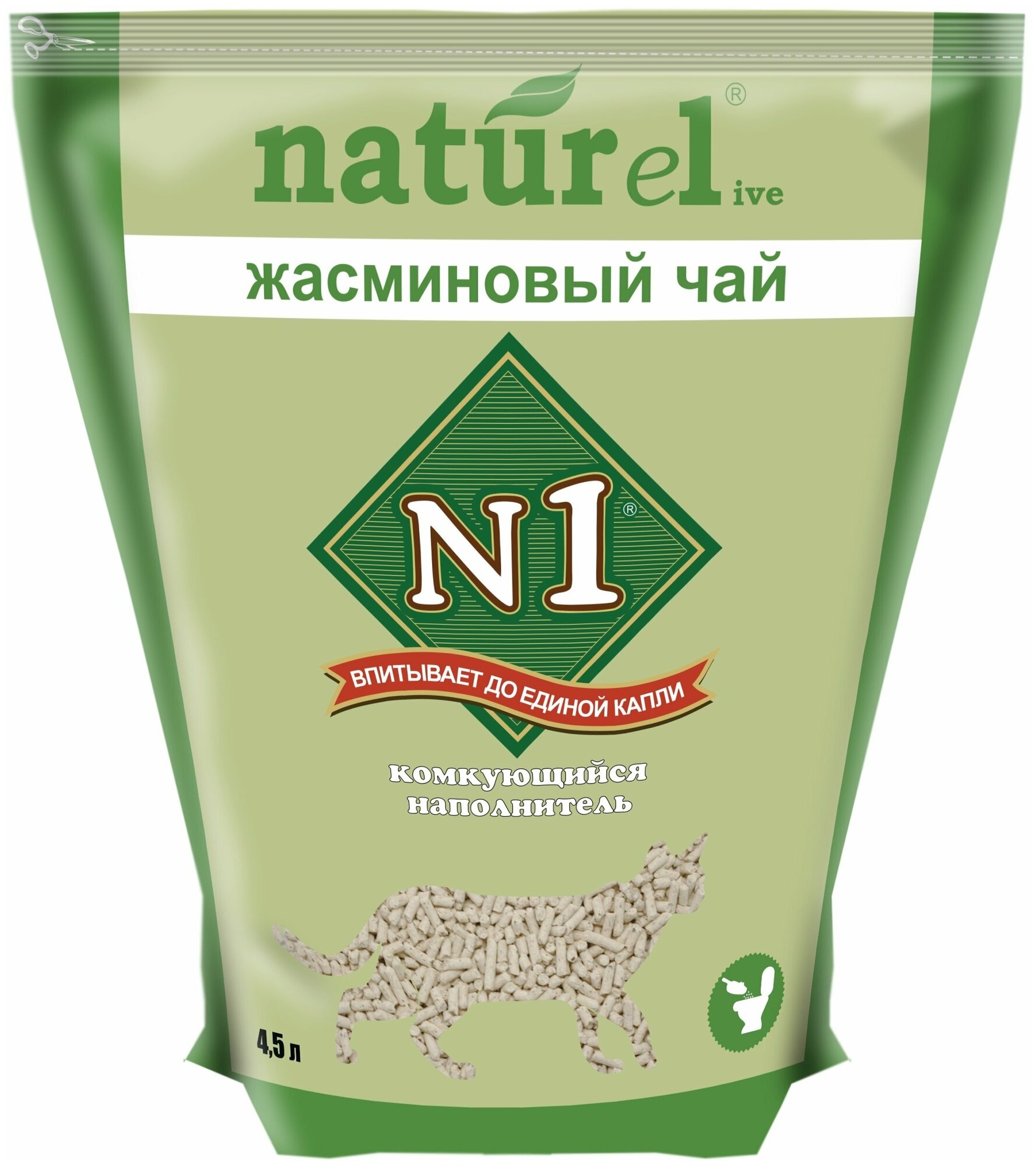 Наполнитель "N 1" NATUReL Жасминовый чай, 4,5л