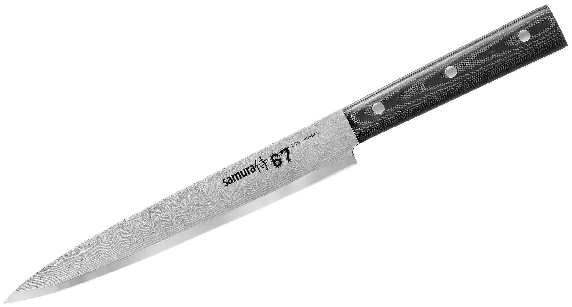 Нож для нарезки слайсер Samura 67 Damascus SD67-0045M