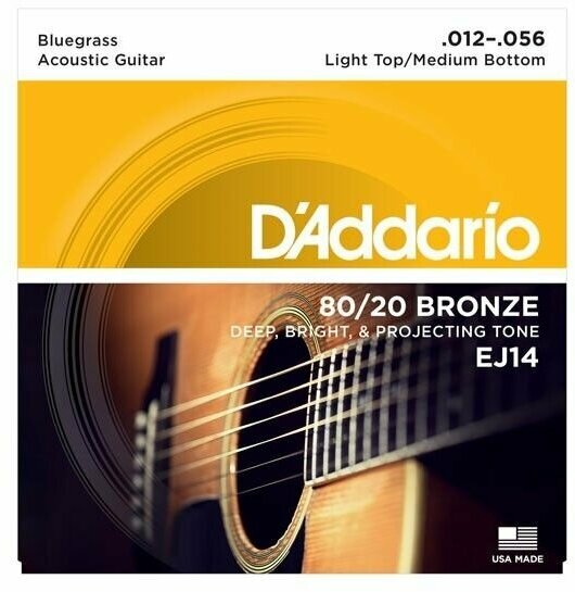 D'Addario EJ14 Струны для акустической гитары 12-56