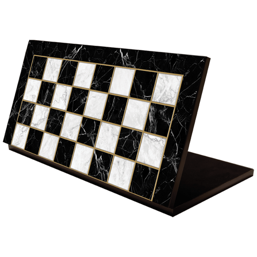 фото Yenigun шахматная доска складная черный мрамор xxl