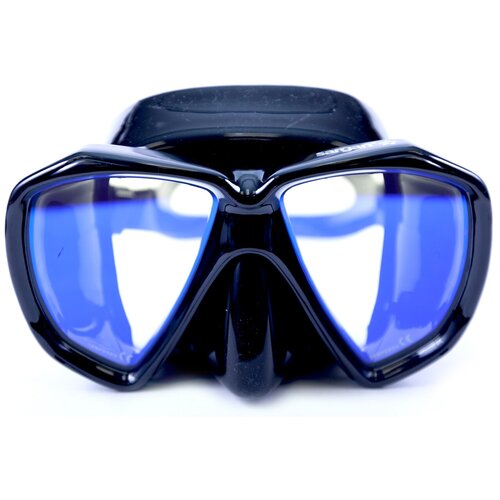 Маска для плавания Sargan Неман просветленные линзы маска для плавания рыцарь черный силикон черная рамка