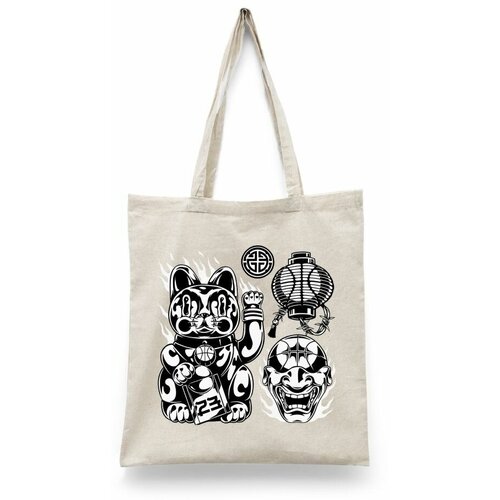 фото Сумка шоппер каждому своё, бежевый