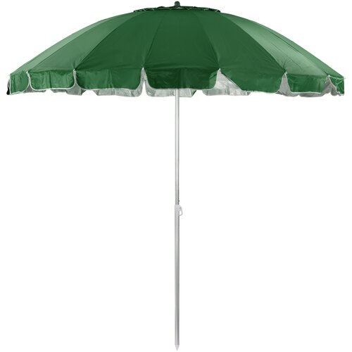 Пляжный зонт, 2,35 м, плащевка, с клапаном, (зеленый), в чехле
