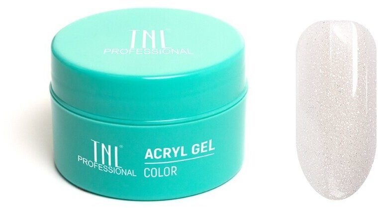 TNL ACRYL GEL ILLUSION №06 камуфлирующий сливочный С шиммером 18 МЛ