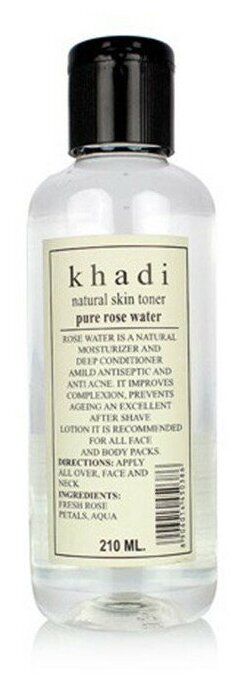 Khadi Natural Тоник Rose Water, 210 мл