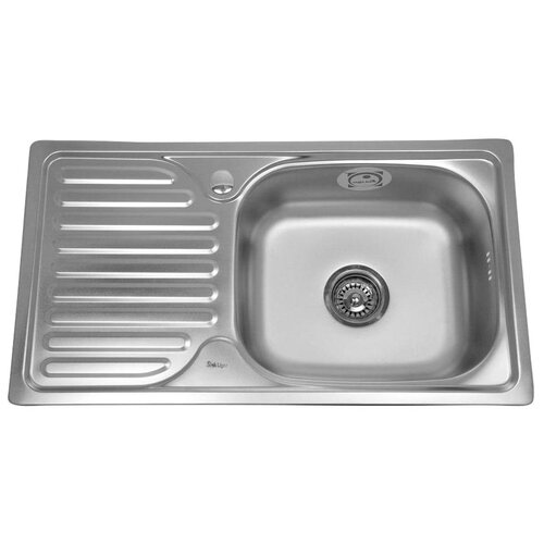 Врезная кухонная мойка SinkLight 7642R, полированная нержавеющая сталь
