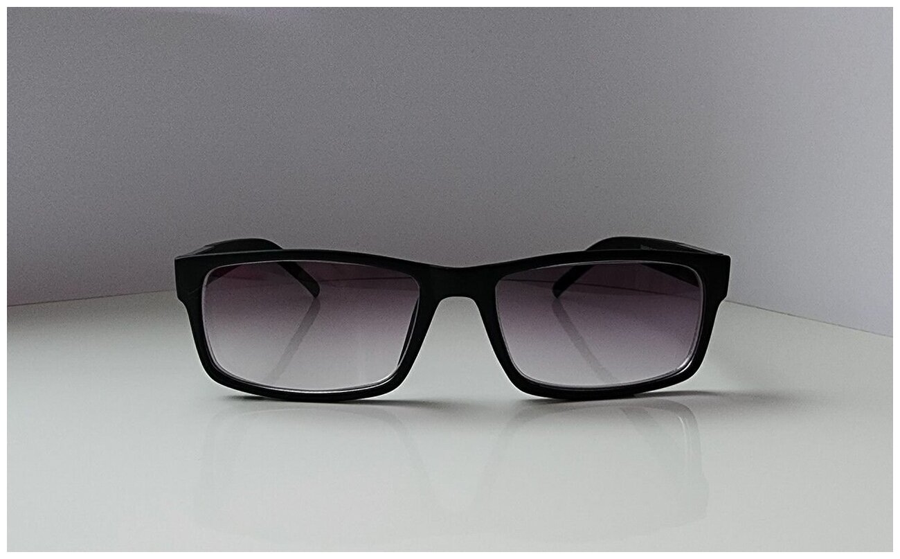 Готовые тонированные очки для зрения с диоптриями /солнцезащитные, корригирующие/мужские/женские PD62-64, диоптрии -1.5