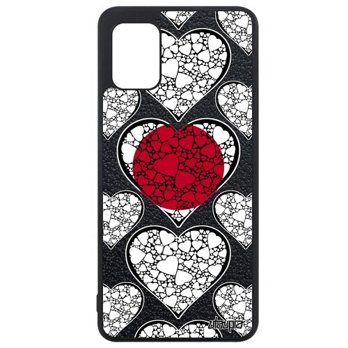 фото Чехол для смартфона galaxy a31, "флаг японии с сердцем" страна патриот utaupia