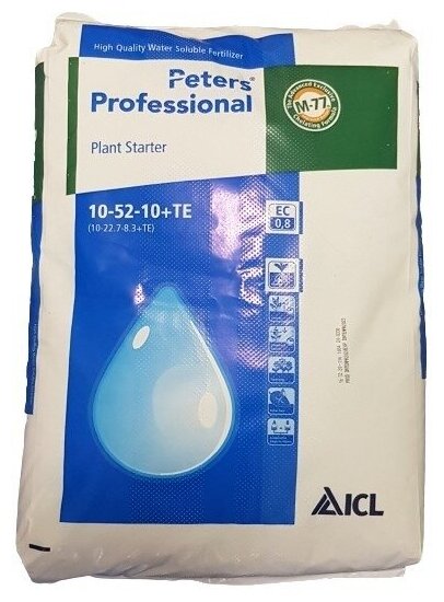 Удобрение ICL Петерс Peters Professional Plant Starter 10-52-10 + TE (100гр ) - фотография № 1