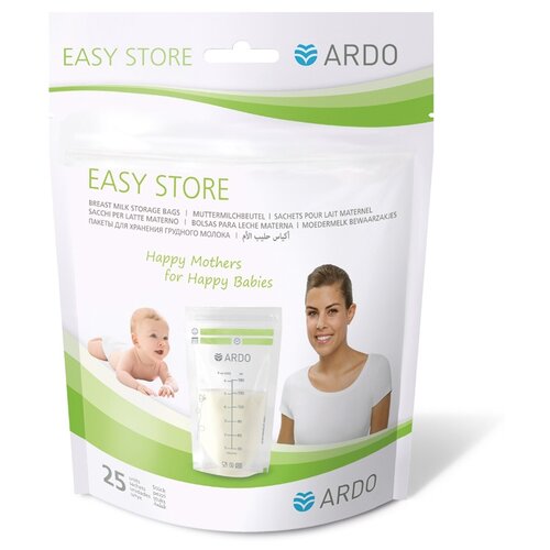 Пакеты для хранения грудного молока Ardo Easy Store, 25 шт.