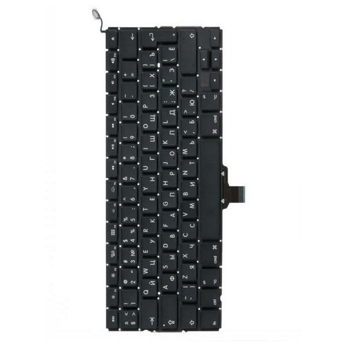 Клавиатура (keyboard) для Apple MacBook Pro 13 A1278 Late 2008 - Mid 2012, Г-образный Enter RUS. A1278