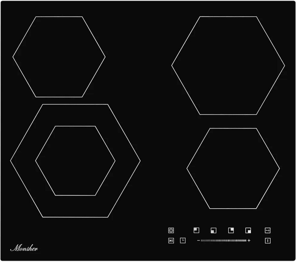 Встраиваемая электрическая варочная панель Monsher MHE 6012 Встраиваемые электрические панели Monsher MHE 6012