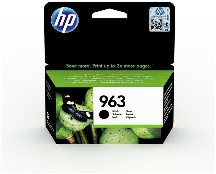 Картридж струйный HP 963, black