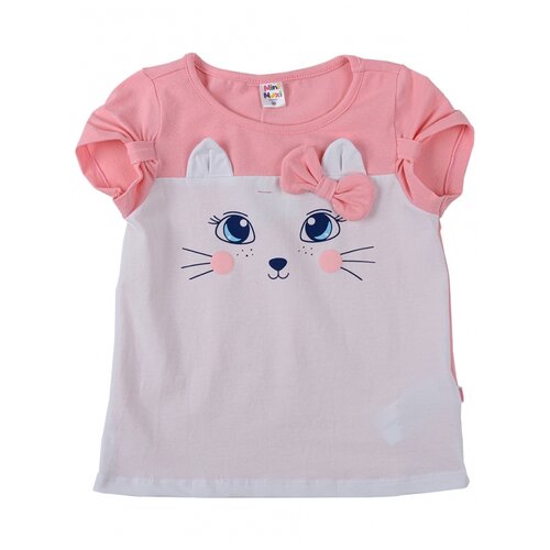 фото Футболка mini maxi 4493, цвет розовый, размер 116