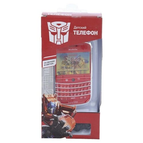 Развивающая игрушка Hasbro Телефон сотовый Transformers GT8669, красный/желтый