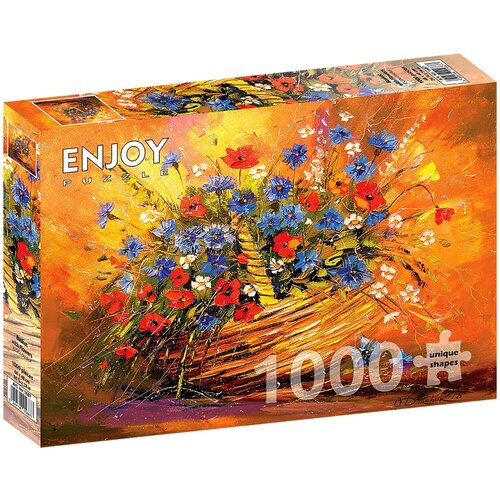Пазл Enjoy 1000 деталей: Корзина с цветами пазл enjoy 1000 деталей корзина с цветами