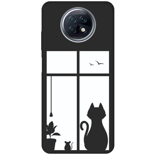 RE: PA Чехол - накладка Soft Sense для Xiaomi Redmi Note 9T с 3D принтом Cat and Mouse черный