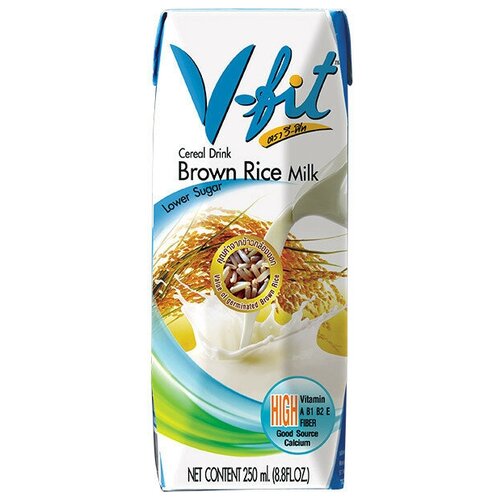 Рисовый напиток V-fit из бурого риса без сахара 1.4%, 250 мл