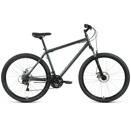 фото Горный велосипед altair mtb ht 27,5 2.0 disc 2021, темно-серый/черный, рама 17"