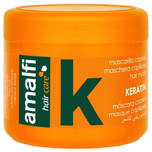 Маска для питания и защиты волос AMALFI keratin 500 мл фото