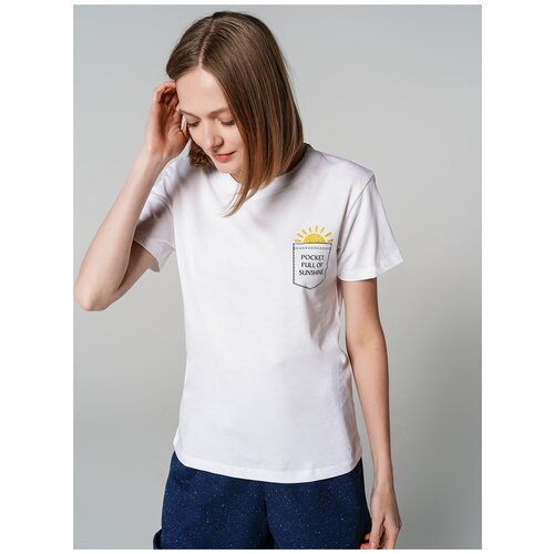 фото Футболка с кор.рукавом твое 76367 размер xs, белый, women