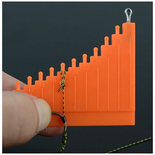 фото Рыболовный инструмент для измерения длины волоса и изготовления карповых поводков / волосяная оснастка / для рыбалки vitfishing