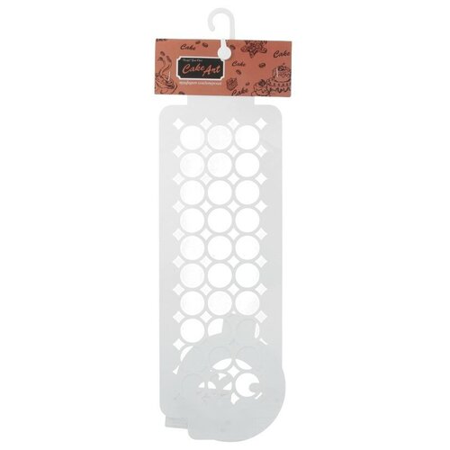 Трафарет-Дизайн Трафарет кондитерский Cake Art ККБШ-14, белый