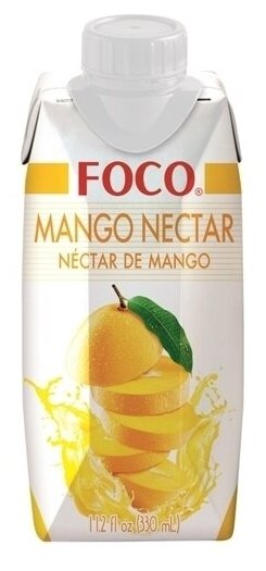 Сокосодержащий напиток манго "FOCO" 330 мл Tetra Pak