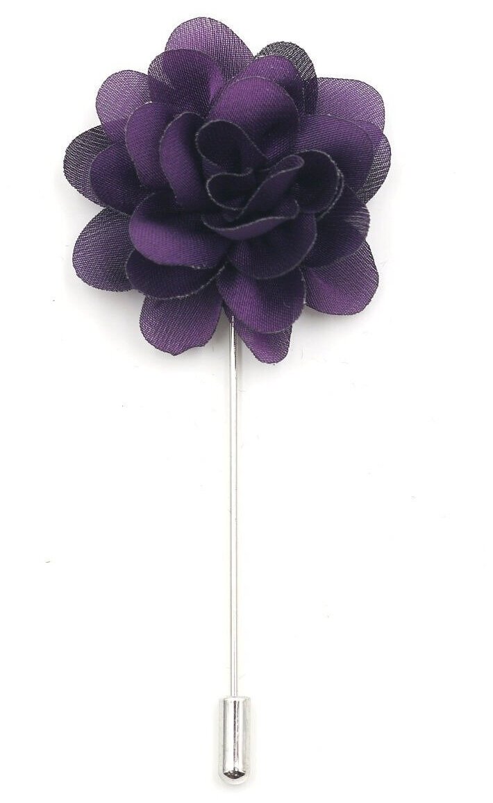 Бутоньерка GENTLETEAM, цветок, глубокий фиолетовый