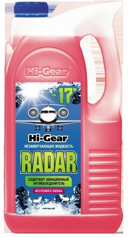 Жидкость Омывателя Незамерзающая -17c Hi-Gear Radar Готовая 4 Л Hg5689n Hi-Gear арт. HG5689N