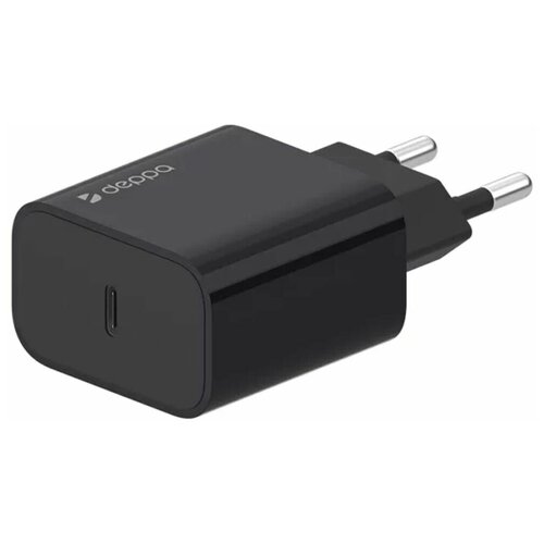 Сетевое зарядное устройство Deppa Power Delivery 25W USB Type-C черный (11427) 