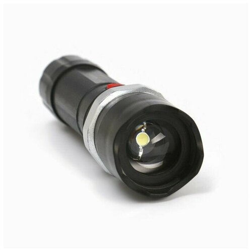 Фонарь ручной, 1 Вт, LED, 3 AAA, ZOOM, 14.5 x 3.4 см