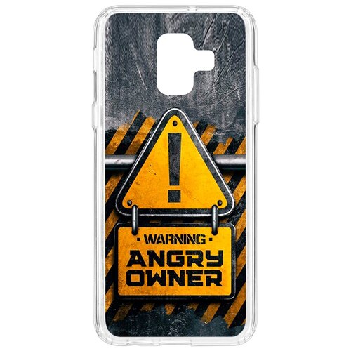 фото Чехол на samsung galaxy a6 (2018) a600f kruche print angry owner