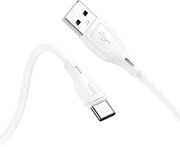 Кабель USB HOCO X61 Ultimate silicone, USB - Type-C, 3.0А, 1м, белый