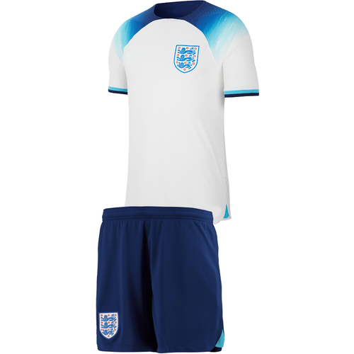 фото Спортивная форма детская, футболка и шорты, размер 134, белый, синий нет бренда