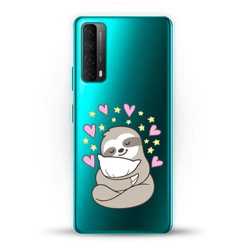 фото Силиконовый чехол ленивец на huawei p smart 2021 andy & paul