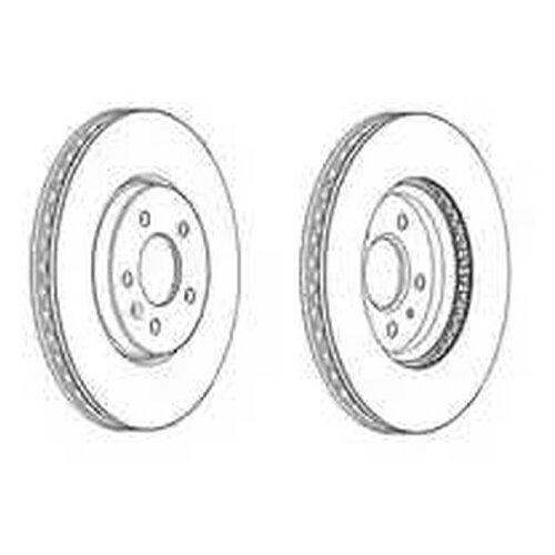 фото Тормозной диск ferodo ddf2191c-1 для opel astra, cascada, zafira