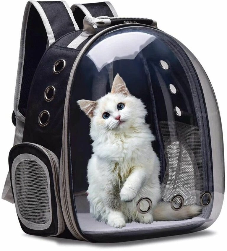 Рюкзак переноска для собак и кошек с иллюминатором / Ранец для животных с панорамным видом Morento черный - фотография № 11